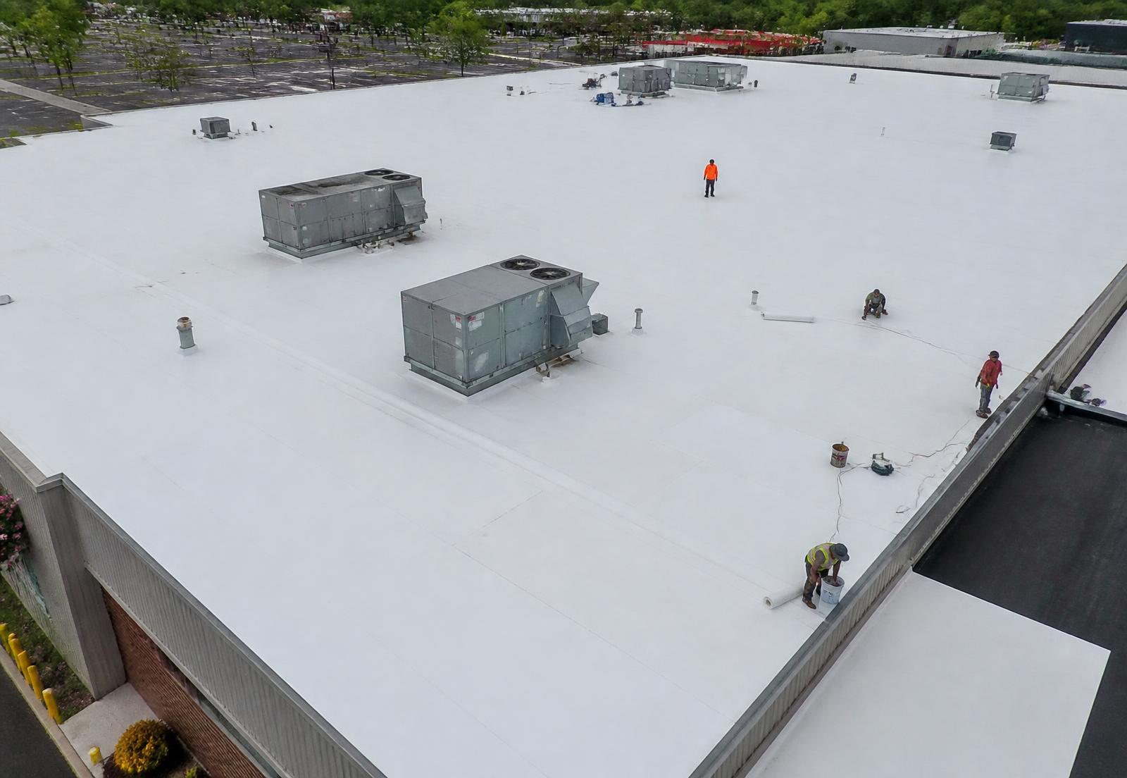 60-square TPO membrane re-roof