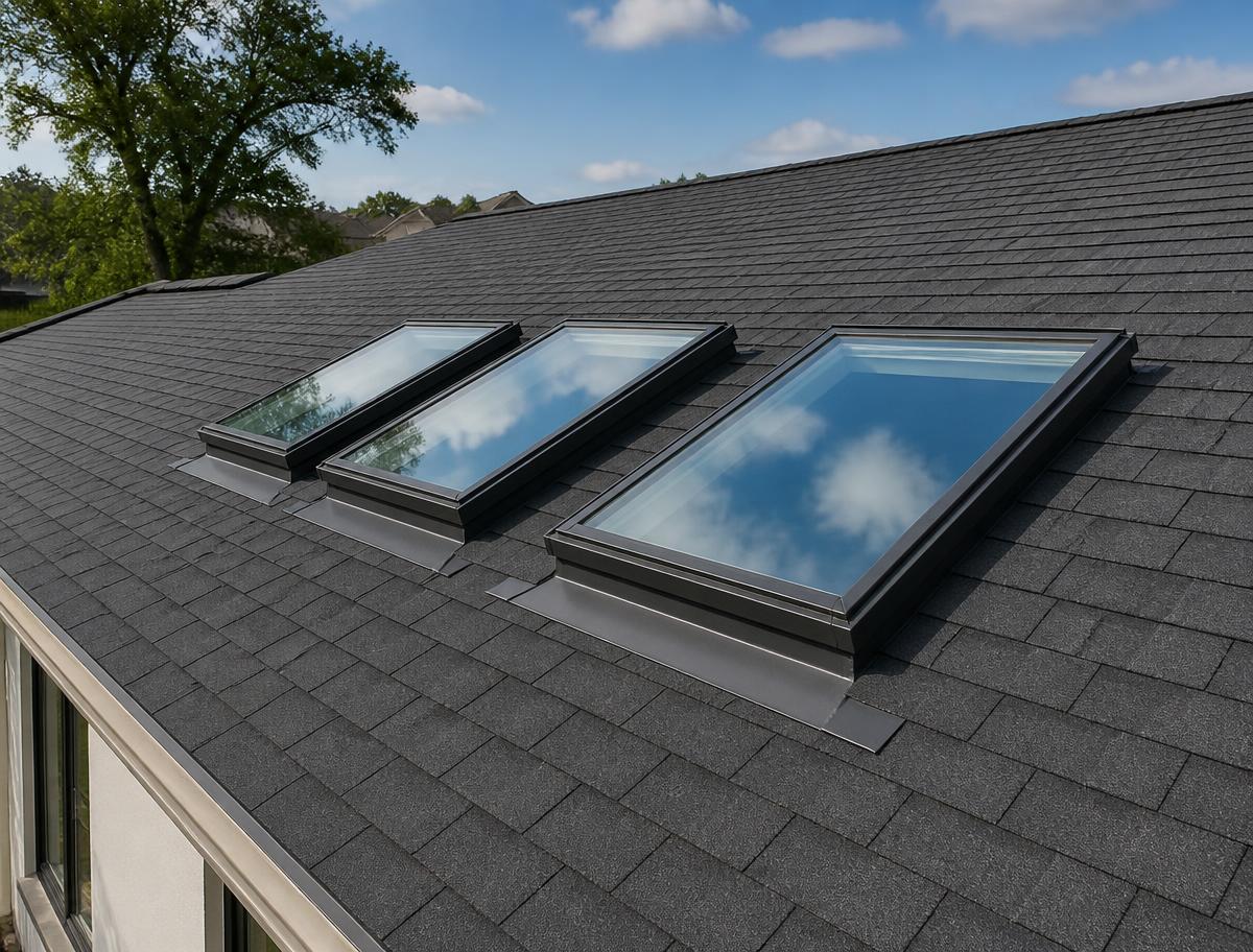 Three-skylight replacement